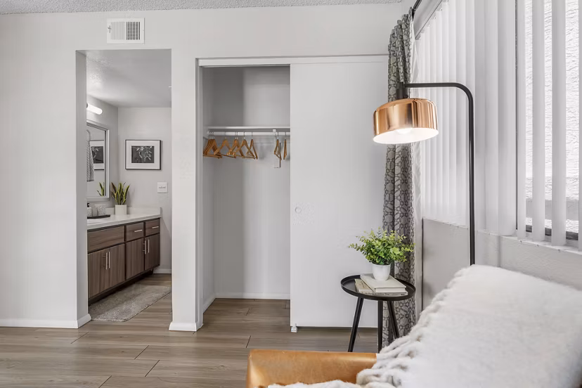 bedroom at Espiral Apartments
