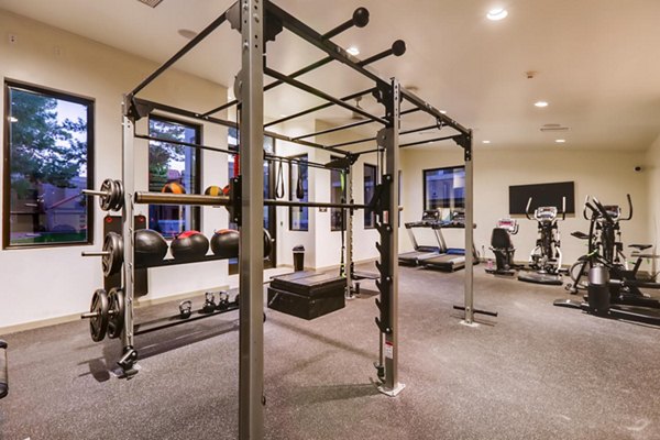 fitness center at Park Meadow Apartments