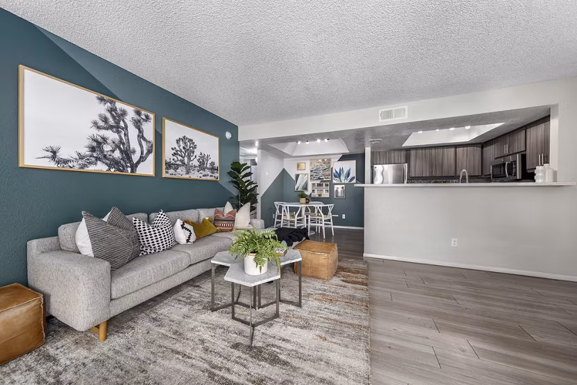 living room at Espiral Apartments