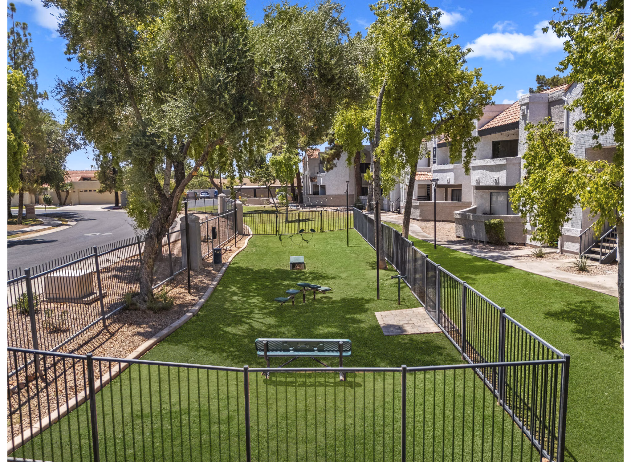 dog park at Espiral Apartments