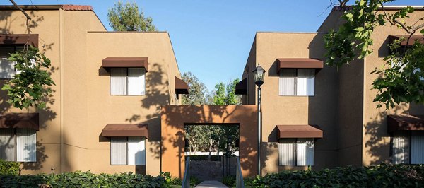 The Highlands at Grand Terrace Apartments: Stylish building with modern design near scenic landscapes