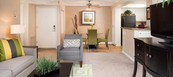 living room at The Highlands at Grand Terrace Apartments