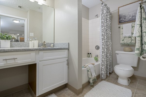 bathroom at Liberty Pointe Apartments