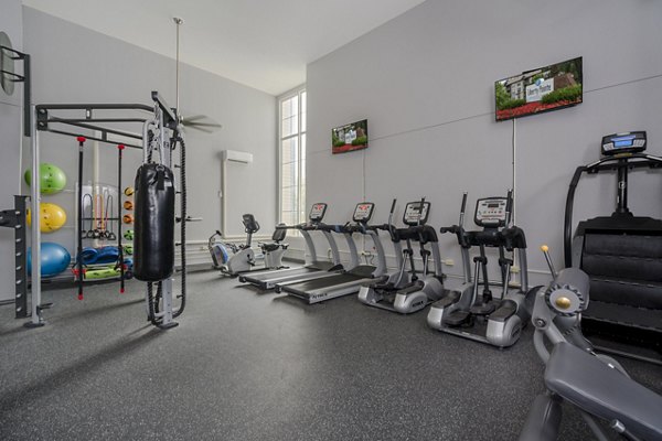 fitness center at Liberty Pointe Apartments