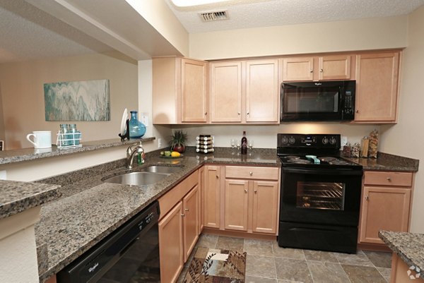 kitchen at Liberty Pointe Apartments