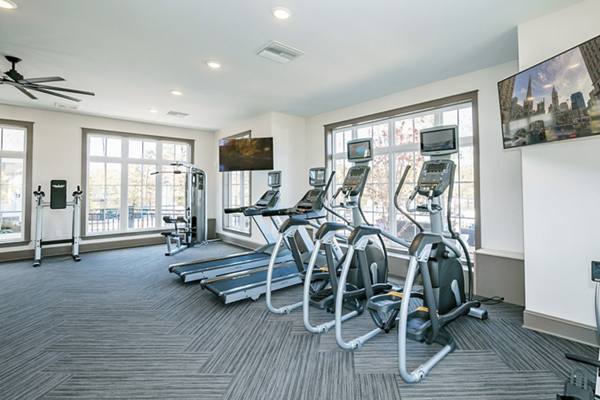 fitness center at The Village at Westland Cove Apartments