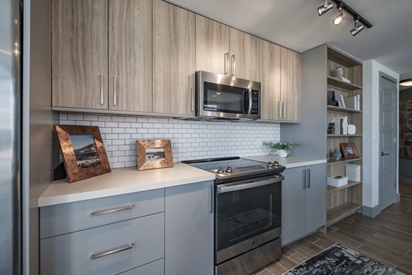 kitchen at NOVO Las Olas Apartments