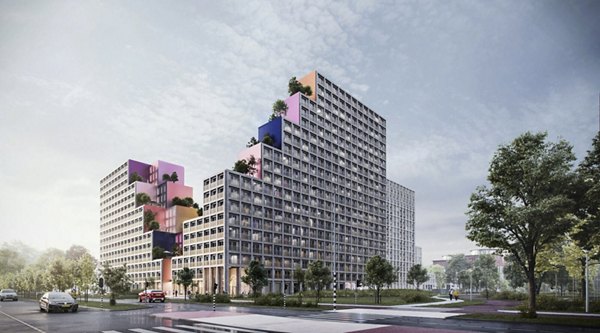 exterior at OurDomain Amsterdam South East Apartments