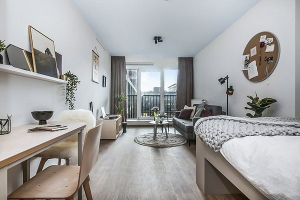 living room at OurDomain Amsterdam South East Apartments