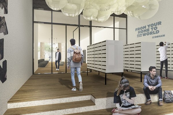 mail room at OurDomain Amsterdam South East Apartments