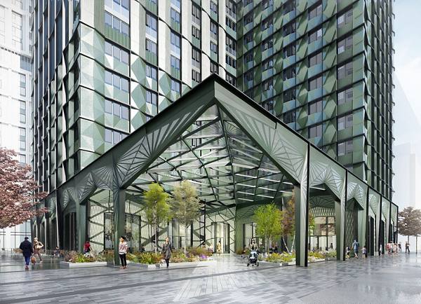 rendering at Ten Degrees Apartments