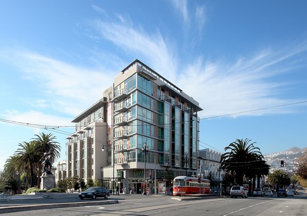 View of corner at Market St. and Dolores St.
