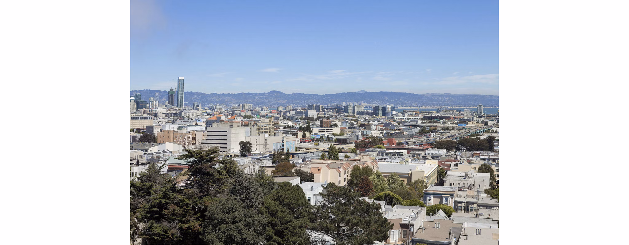 38 Dolores Apartments: Scenic view from modern luxury high-rise in San Francisco