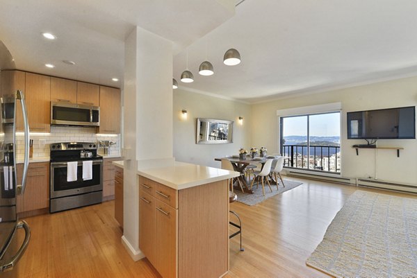 kitchen at Nob Hill Tower Apartments