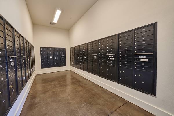mail room at Alpine Vista Apartments