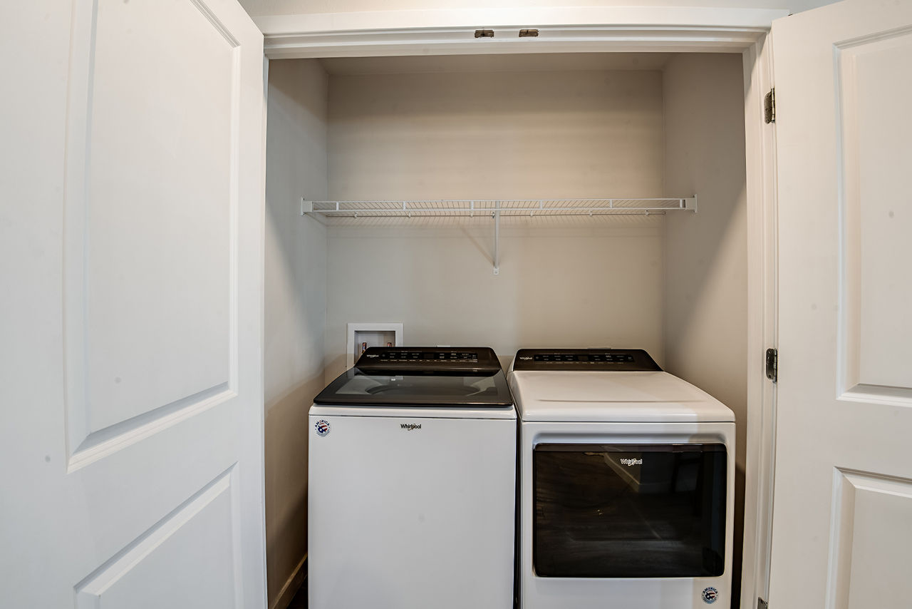 Laundry room at Lago Apartments