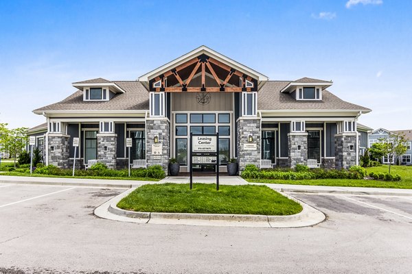 clubhouse/lobby at The Landing at Tiffany Springs Apartments