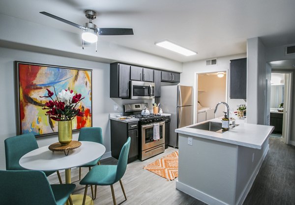 kitchen at Villas at 6300 Apartments