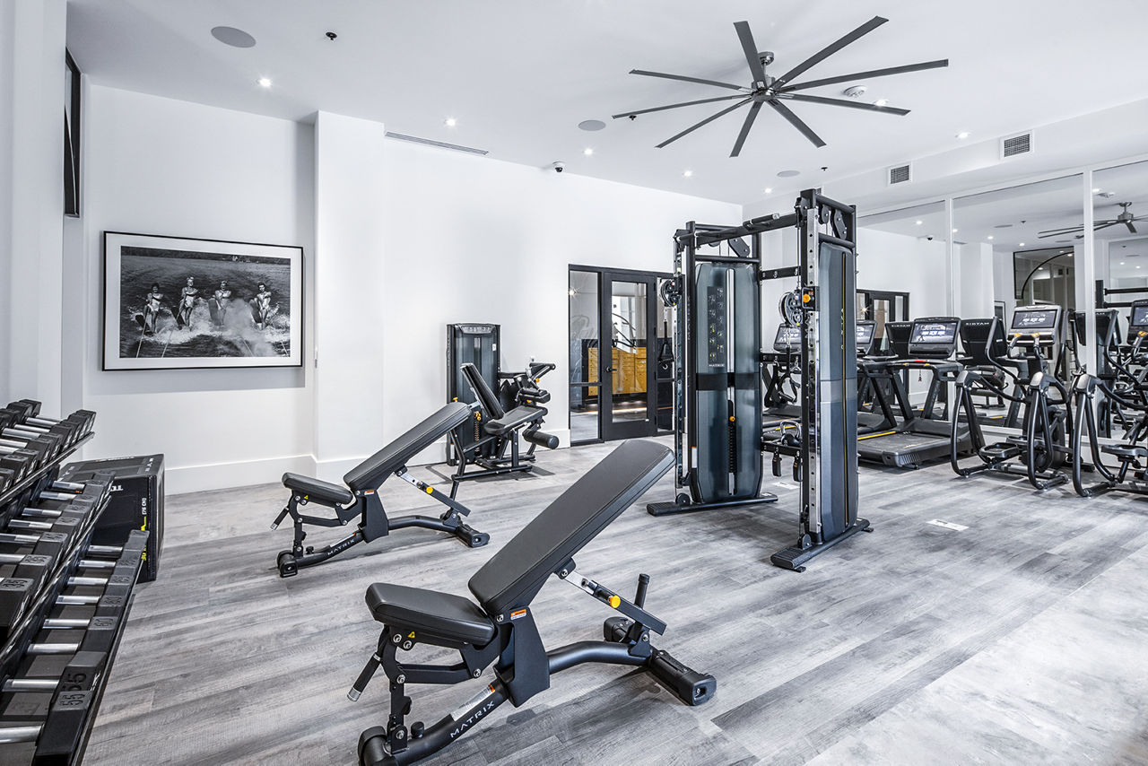 Gym at Mercato Grove Apartments