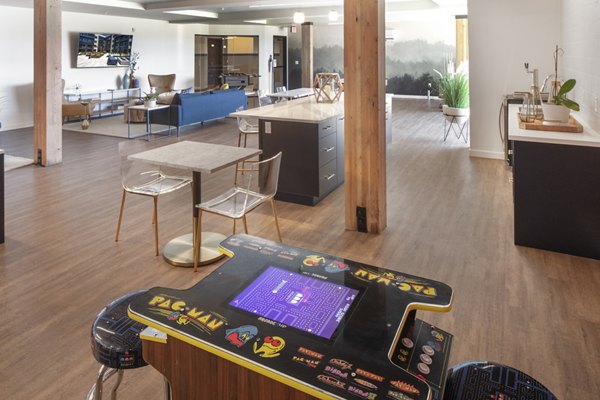 game room at Aria Apartments