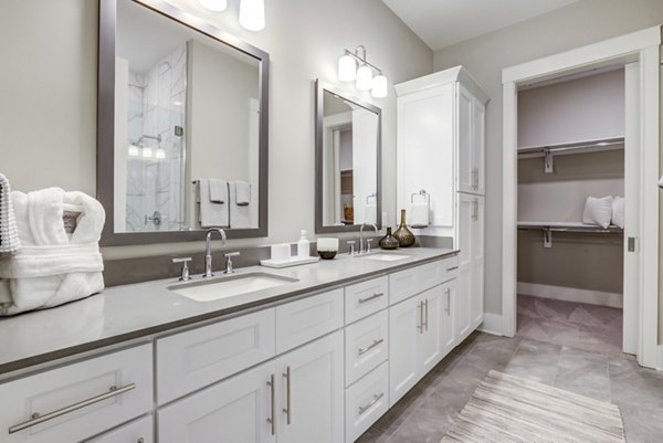 bathroom at Draper Place Signature Apartment Homes