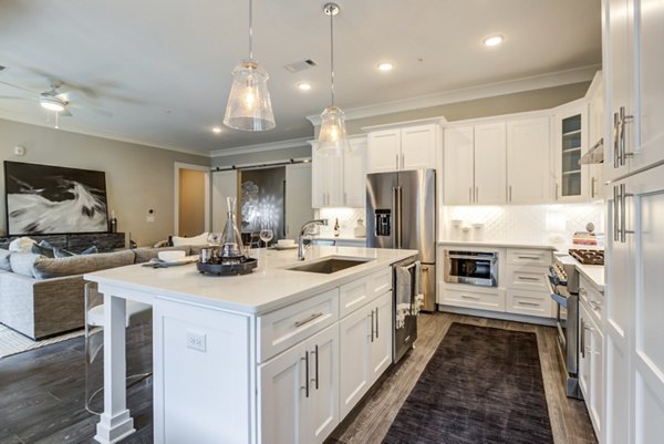 kitchen at Draper Place Signature Apartment Homes