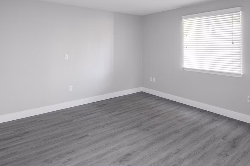 Cozy bedroom with modern decor at Avana Evergreen Apartments