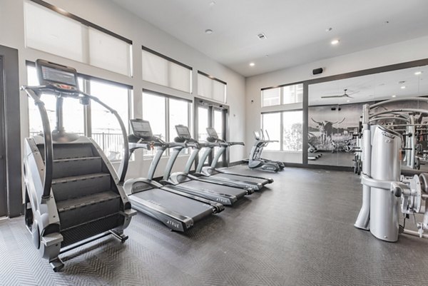 State-of-the-art fitness center with modern equipment at Elan Keller Ranch Apartments