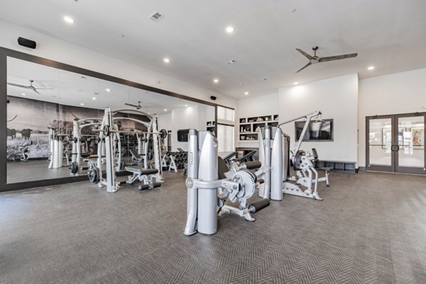 Fitness center with state-of-the-art equipment at Elan Keller Ranch Apartments