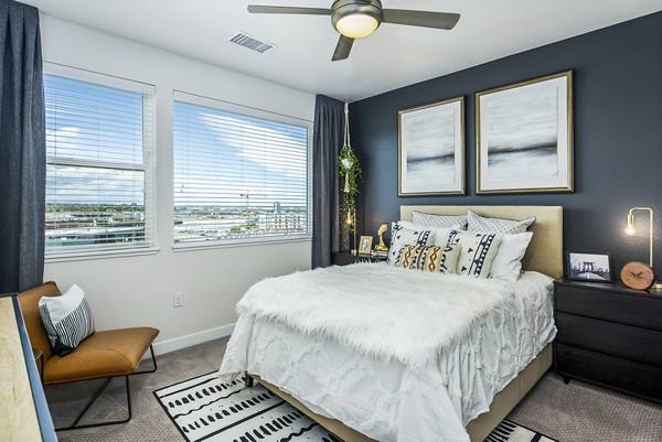 bedroom at Canvas on Blake Apartments