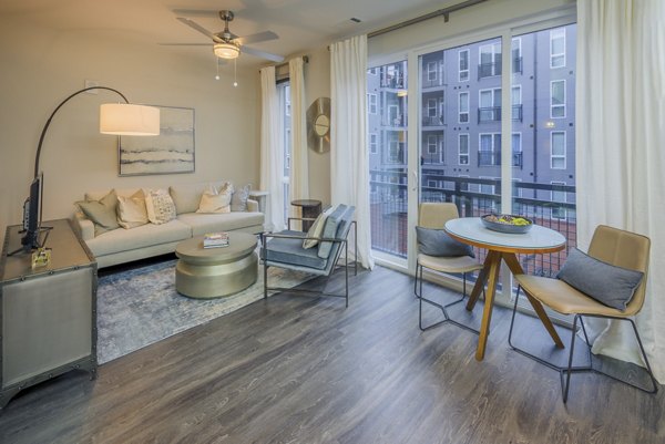 dining area at The Dillon Apartments