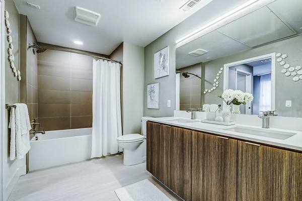 bathroom at Revo Apartments