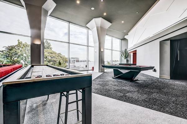 game room at Revo Apartments
