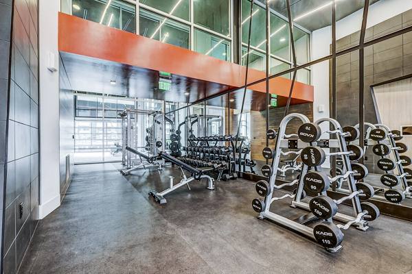 fitness center at Revo Apartments