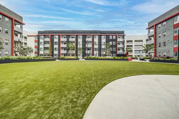 courtyard at Revo Apartments