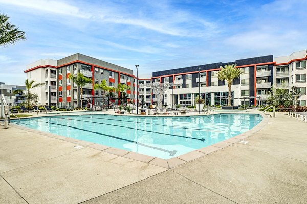 pool at Revo Apartments