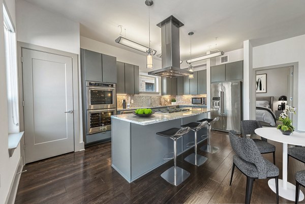 kitchen at ArtHaus 2828 Apartments 