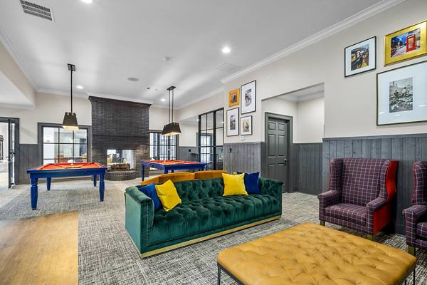game room at Notting Hill Apartments