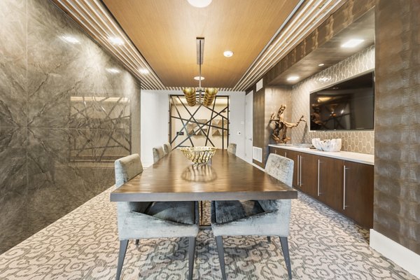 Modern clubhouse with stylish interior design at Maxwell on 66th Apartments