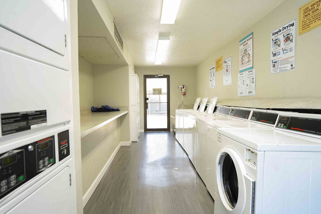 Laundry room at 3 Corners East