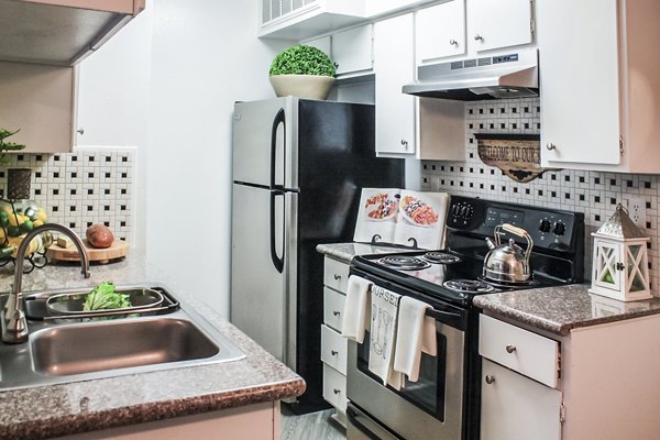 kitchen at 3 Corners West Apartments