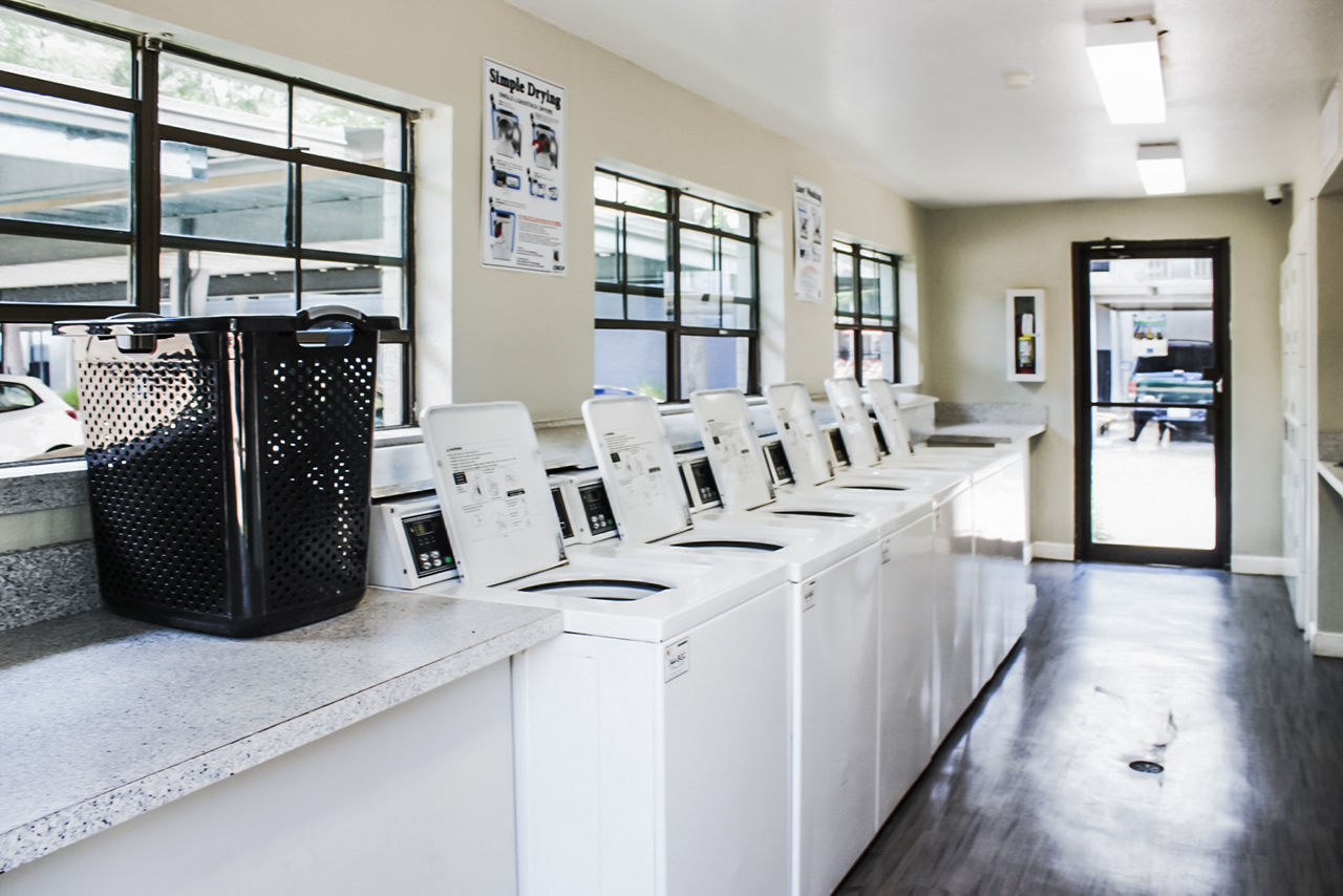 Laundry room at 3 Corners West