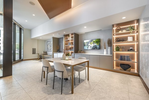 Luxurious clubhouse featuring modern amenities at Eastline Residences Apartments