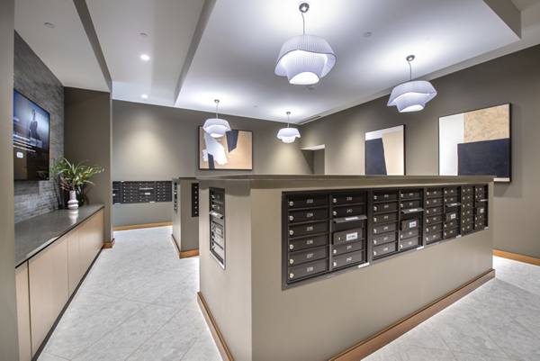 mail room at Eastline Residences Apartments
