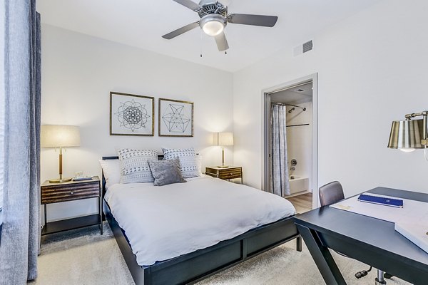 bedroom at Scenic at River East Apartments