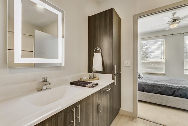 bathroom at Scenic at River East Apartments