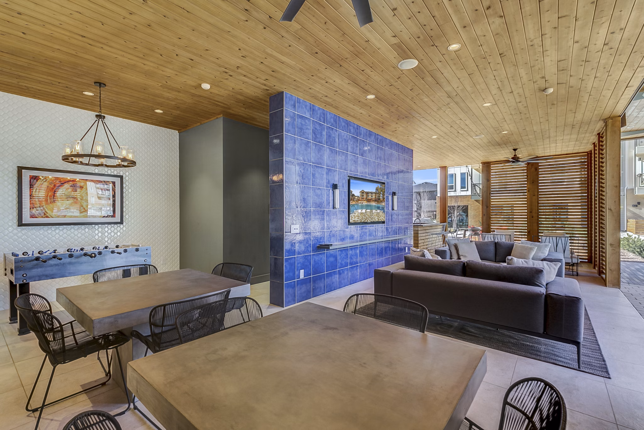 Clubhouse at Scenic at River East Apartments