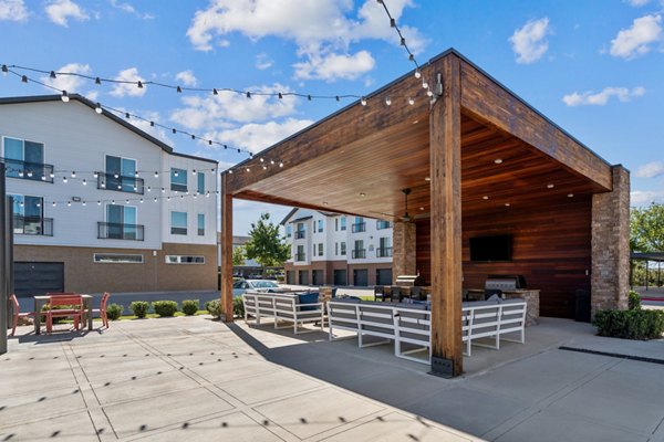 recreational area at Scenic at River East Apartments