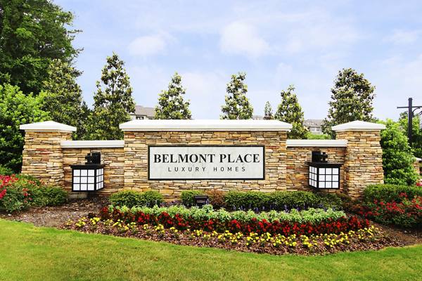 signage at Belmont Place Apartments