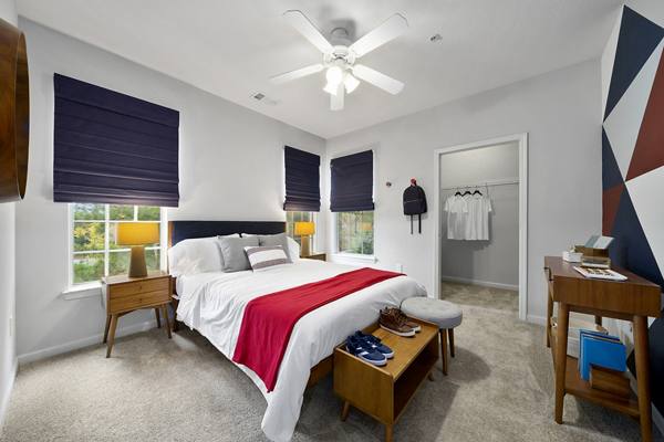 bedroom at Belmont Place Apartments